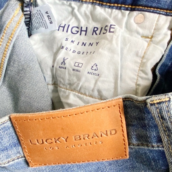 Lucky Brand Women's Blue Skinny Jeans - Picture 4 of 4